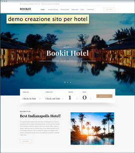 demo creazione sito per hotel